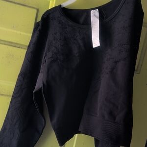 Fabletics Black Athletic Top